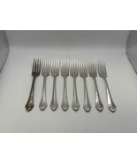 Set of 8 Oneida Community Silverplate BELCOURT Dinner Forks - $1,469.06 MXN