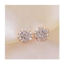 Stud Earrings for Women Female Crystal Earring Gold Bijoux Jewelry - $4.99+