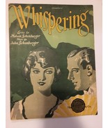 VINTAGE Sheet Music - Whispering by Malvin &amp; John Schonberger - 1920 - $2,386.98 MXN