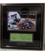 Carroll Shelby Framed Autograph Check #257 dtd Sept 25 1962 - £784.96 GBP