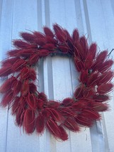 Wreath decor, handmade Wreath, Country Home Decorations, red Wreath, Wre... - £58.63 GBP+