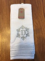 Create Decorate Celebrate “D” Hand Towel Cotton 16”x 25” Ships N 24h - $18.69