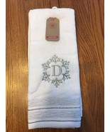 Create Decorate Celebrate “D” Hand Towel Cotton 16”x 25” Ships N 24h - $18.69
