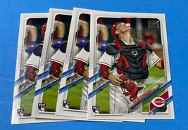 Tyler Stephenson 2021 Topps Series 1 Rookie RC #153 Cincinnati Reds Lot (4) - $2.00