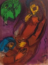 Artebonito 1956 Verve Bible Chagall Lithograph David and Absalom - £279.77 GBP