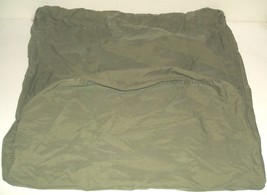 US Army olive drab cotton poplin barracks (laundry) bag; no markings; go... - $30.00