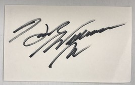 Hank Williams Jr. Signed Autographed Vintage 3x5 Index Card - $25.00