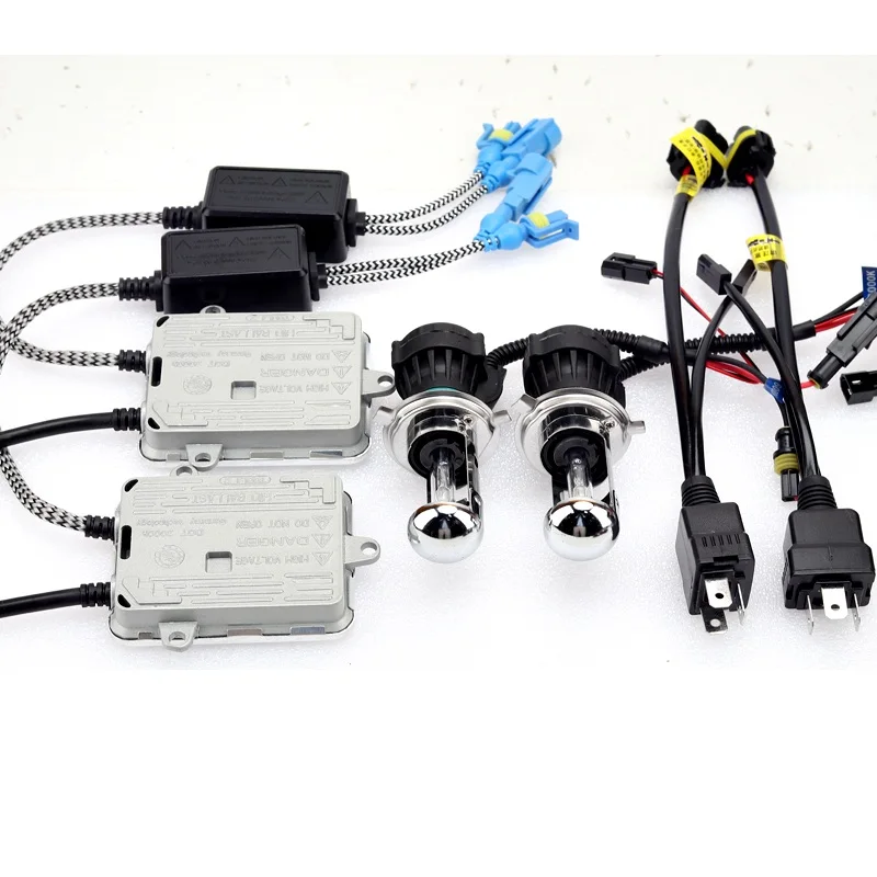 1 kit H4 bixenon high low hid H4-3  car 55w xenon light 4300K 6000k 8000k 10000k - £42.71 GBP