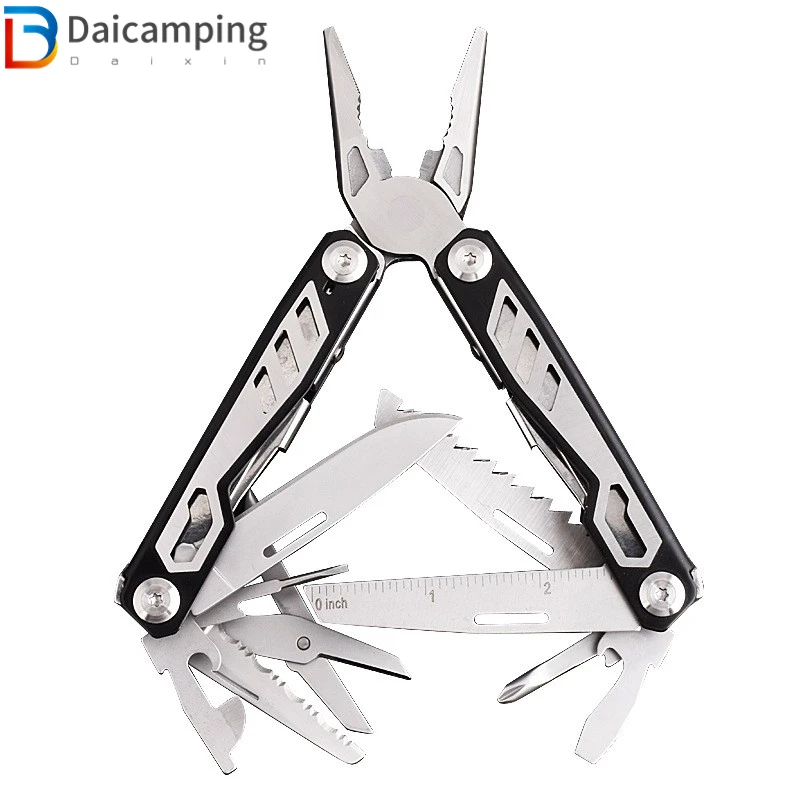 Daicamping DL08 Multitools Multi Cable Cutter Clamps Outdoor EDC Stainless - £28.34 GBP