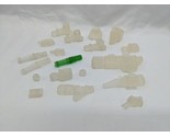 Lot Of (19) Clear Sci Fi Miniature Bits And Pieces 1/2&quot; - 2 1/2&quot; - $49.49