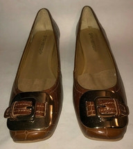 NWB Gino Ventori Amy Chestnut Brown Ballerino Flats *select size - $39.99