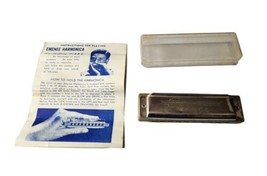 Emenee Harmonica Original Instructions For Playing Plastic Case Vintage - £18.80 GBP