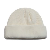 Men Winter  Hat  cap s Docker Cap Street Men less Hat Caps Women Cuffed Short So - £31.15 GBP