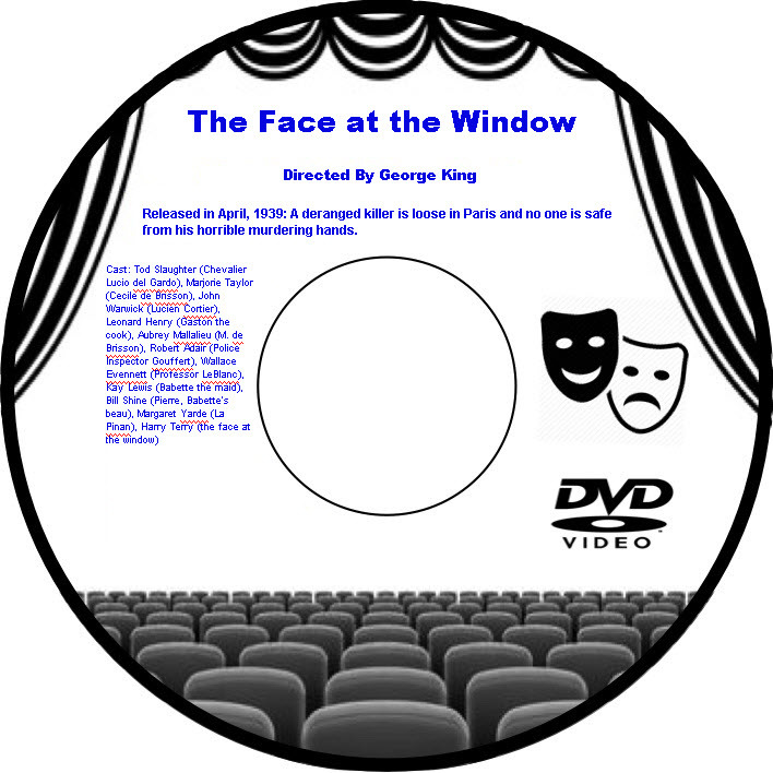 The Face at the Window 1939 DVD Movie Horror Tod Slaughter Marjorie Taylor John
