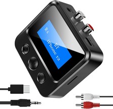 Bluetooth Transmitter Receiver - Bluetooth 5.0 Audio Receiver With Display, - $33.93