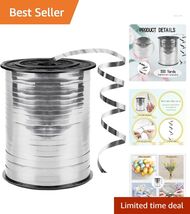 Durable 500 Yards Shiny Silver Curling Ribbon for Weddings &amp; Graduations - $14.80