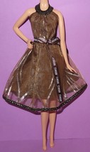 Barbie Model Muse Hershey 2008 Gown Signature N5004 Brown Chocolate Kiss Dress - £25.01 GBP