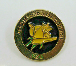 Beta Sigma Phi BSP Abbotsford Area Council BC Canada Flower Collectible Pin - £10.99 GBP