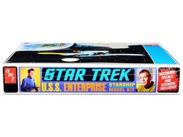 Skill 2 Model Kit U.S.S. Enterprise NCC-1701 Space Ship &quot;Star Trek&quot; 1/650 Scale - £51.82 GBP