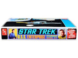 Skill 2 Model Kit U.S.S. Enterprise NCC-1701 Space Ship &quot;Star Trek&quot; 1/650 Scale - £50.53 GBP