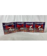 Lot of 4 Maxell 100MB Zip 100 Megabyte Disks MAC Formatted New Sealed - $28.37 CAD