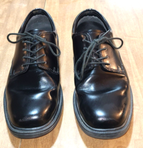 Nunn Bush Shoes Sz 8.5 M Black Derby Oxfords Leather Men&#39;s Lace-Up - $20.02 CAD