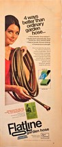 Flatline Garden Hose Outdoor Yardwork Women ordinary hose 1972 Vintage P... - $154.93 MXN