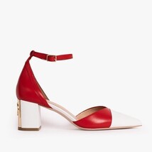 The Noella Red Leather Women Sandal image 9