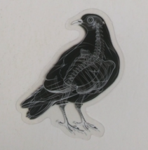 Flamingo X-Ray Transparent Sticker 2.38&quot; x 2&quot; (J) - $1.64
