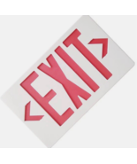 Exit Sign Single Face Red Letters Hard-Wire &amp; Battery Backup Simkar LED - $21.66