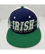 Zephyr Irish Notre Dame Cap Navy Green Embroidery Adjustable Snapback Hat - $23.74