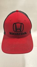 Honda Hat Cap Anna Engine Plant Black &amp; Red Mesh Trucker Strapback Baseball - €13,85 EUR