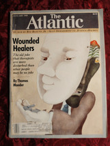 ATLANTIC Magazine January 1989 Thomas Maeder Nicholas Lemann Alan M Dershowitz - £9.00 GBP