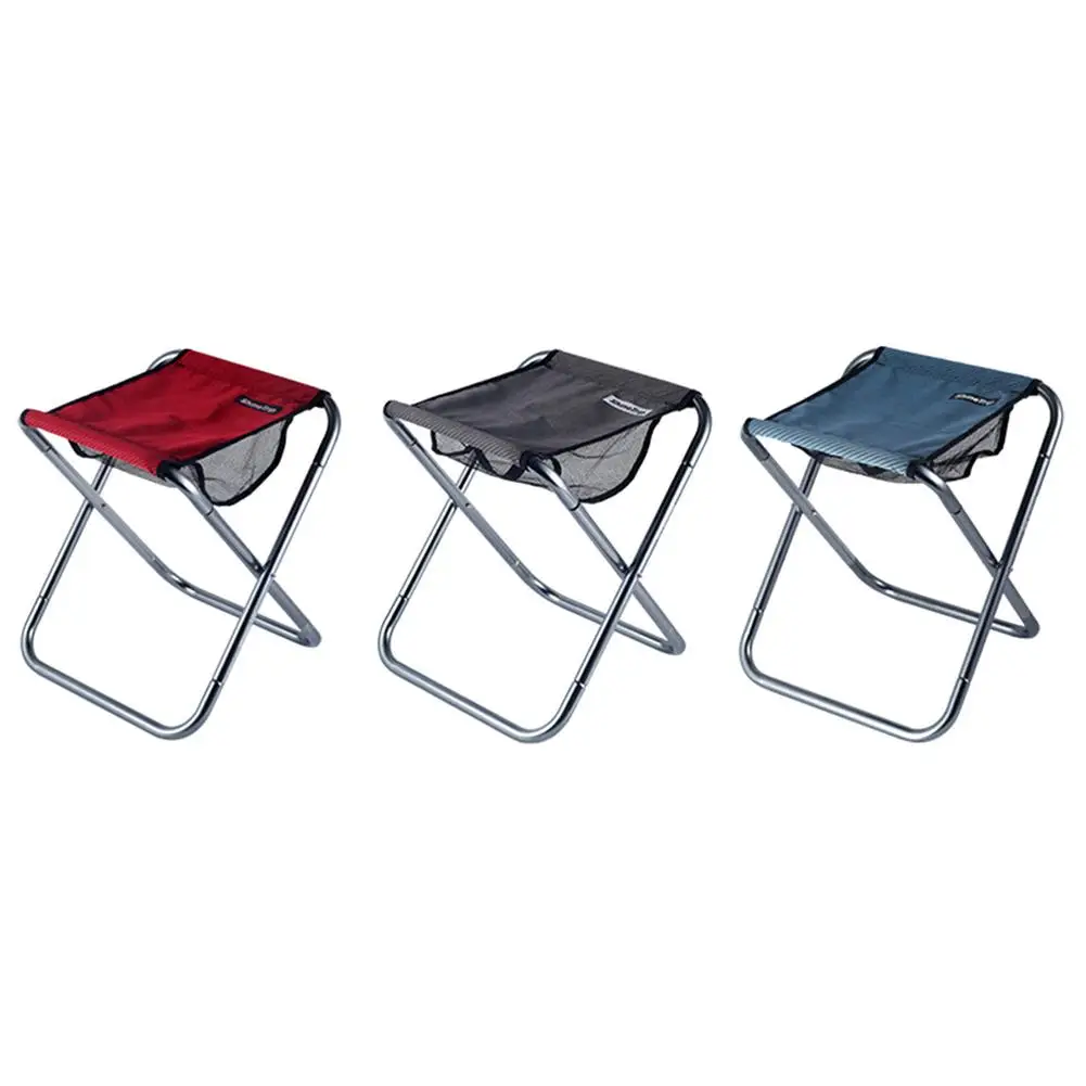 Portable Collapsible Chair Fishing Camping BBQ Large Size Aluminum Alloy Folding - £31.01 GBP+
