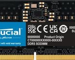 Crucial RAM 8GB DDR5 4800MHz CL40 Laptop Memory CT8G48C40S5 - £33.63 GBP+