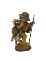Anri Ferrandiz Italy Hand Carved Figurine wood Vtg Signed RARE Wanderer ... - $98.95