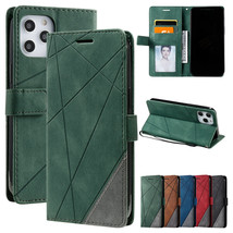 For iPhone 12/12 Pro/Max  Leather Magnetic Flip Card Wallet Soft Case Cover - £36.37 GBP