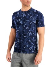 Id Ideology Birdseye Printed Training T-Shirt, Color: Navy Blazer, Size: XL - £15.56 GBP