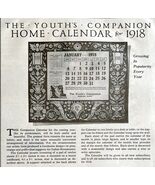 1917 Youth&#39;s Companion Calendar Advertisement Full Page Antique LGADYC4 - €25,56 EUR