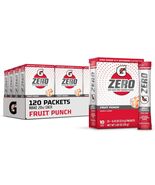 BestBy 9/25Gatorade G Zero Electrolyte Drink Mix Fruit Punch 120 Packets - $655.98 MXN