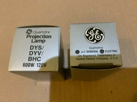 GE DYS/DYV/BHC Bulbs Overhead Projector Lamp 600W 120V LOT OF 2 Free Ship - £9.38 GBP