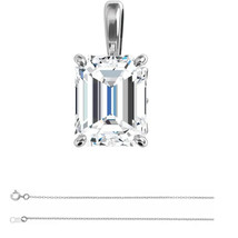 Emerald Prince(Branded Shape) Diamond Pendant 14k White (1.04 Ct F VS1) GIA - £4,078.70 GBP