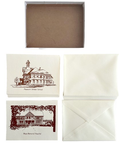Foxcroft Academy Maine Thank You Cards Historic Landmarks New OB Lot Of 10 E57 Item image 3