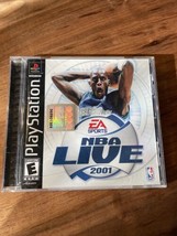 NBA Live 2001 (Sony PlayStation 1, 2000) PS1 Complete W/ Manual - £6.99 GBP