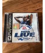 NBA Live 2001 (Sony PlayStation 1, 2000) PS1 Complete W/ Manual - £6.89 GBP