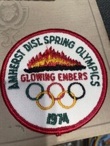 Boy Scout Patch Amherst District 1974 Spring Olympics - £3.11 GBP