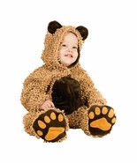 Chenille Teddy Bear Infant Costume 12-18 Months Baby Halloween Fantasia ... - $279.29 MXN