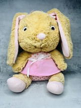 Hallmark Interactive Story Buddy 2 Abigail Pink Bunny Plush Talk Reading Easter - $14.95