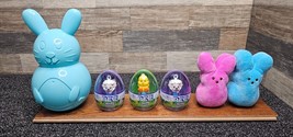 Easter Collectibles - (3) PEZ Dispensers, (2) Peep Plushes &amp; (1) 10&quot; Bunny! - £15.41 GBP