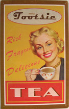 Rustic/Vintage Tootsie Tea Advertisement Metal Sign - $20.00